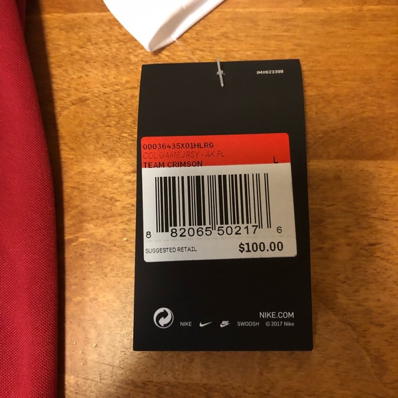 NEW Nike Arkansas Razorback Football Jersey - Picture 4 of 4